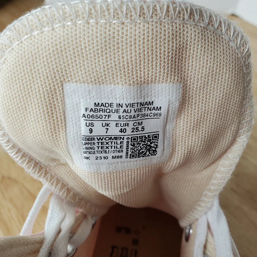 Converse Chuck Taylor All Star Lift Platform Sneakers Womens Size 9 Pink - Picture 2 of 13